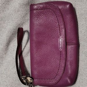 Coach wrist clutch purse